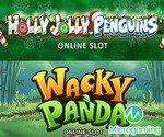 Microgaming Unveils Two New Slots: Holly Jolly Penguins And Wacky Panda